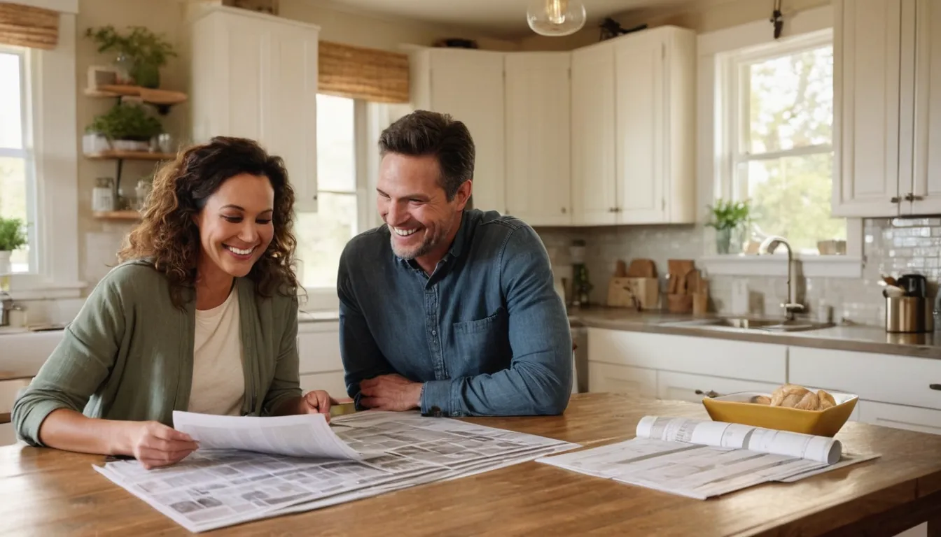 Homeowner reviewing remodel plans with an independent provider